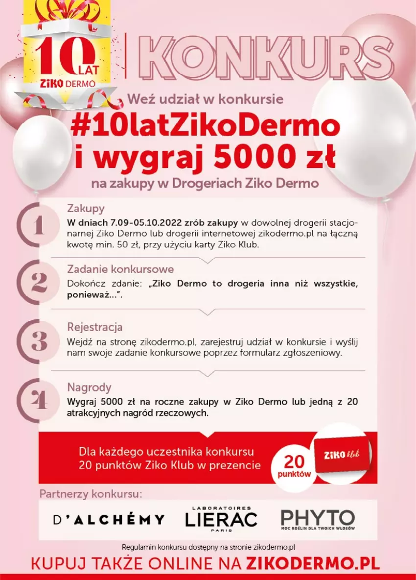 Gazetka promocyjna Ziko - Gazetka Ziko Dermo - ważna 22.09 do 05.10.2022 - strona 20