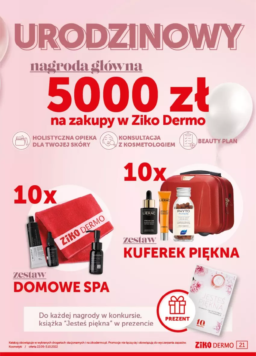 Gazetka promocyjna Ziko - Gazetka Ziko Dermo - ważna 22.09 do 05.10.2022 - strona 21 - produkty: Książka