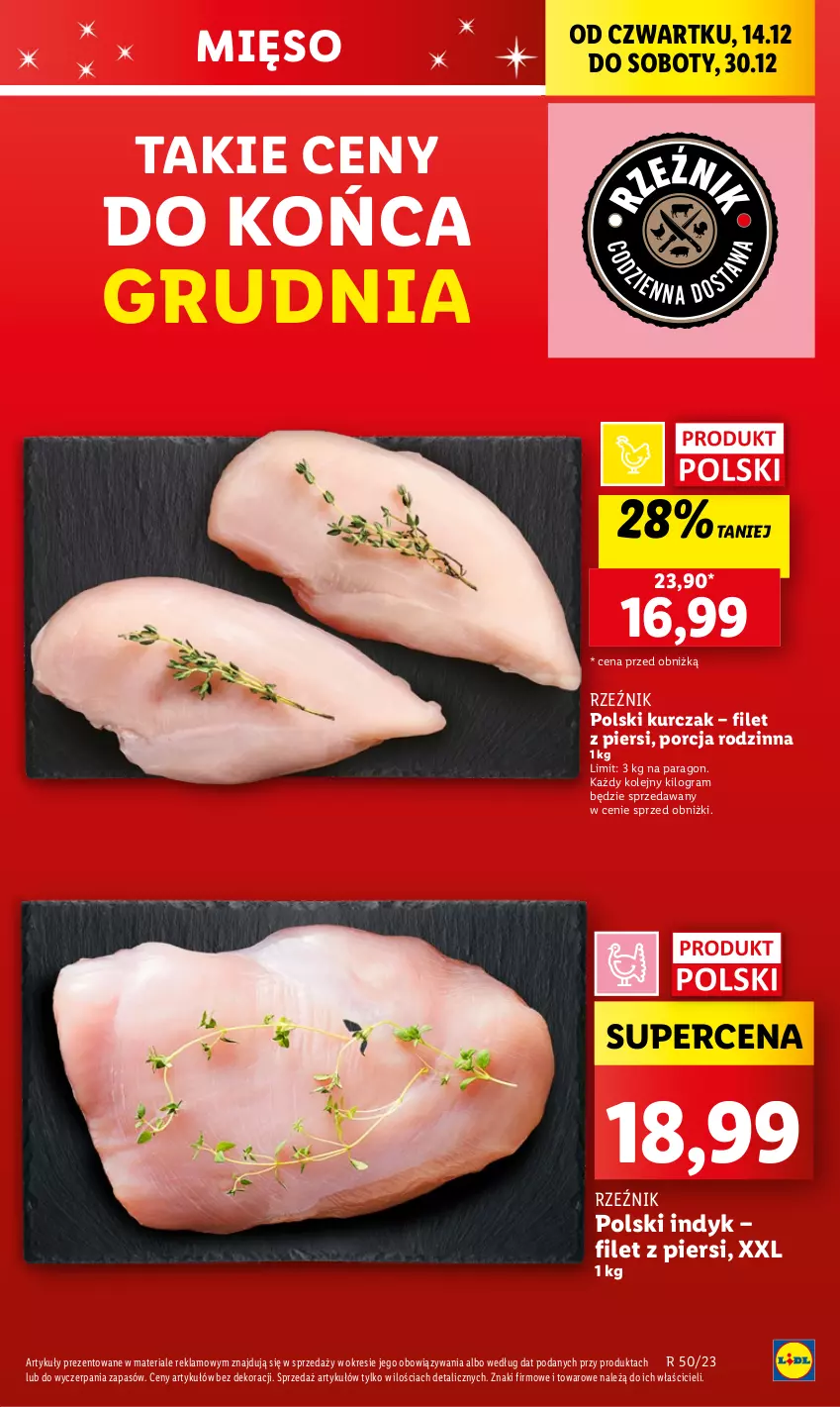 Gazetka promocyjna Lidl - GAZETKA - ważna 14.12 do 17.12.2023 - strona 29 - produkty: Gra, Kurczak, Mięso, Olej, Por