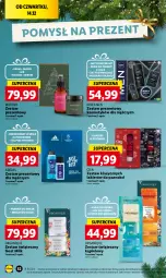 Gazetka promocyjna Lidl - GAZETKA - Gazetka - ważna od 17.12 do 17.12.2023 - strona 60 - produkty: Zestaw prezentowy, Nivea Men, Krem do twarzy, Ser, Sól, Rum, Dezodorant, Adidas, Woda po goleniu, Serum, Masło do ciała, Kula do kąpieli, Sól do kąpieli, Mydło, Woda, Masło, Olej, Antyperspirant, Nivea, Lakier