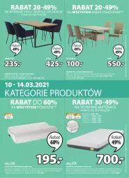 Gazetka promocyjna Jysk - Inspiracje i świetne oferty - Gazetka - ważna od 23.03 do 23.03.2021 - strona 4 - produkty: Sok, Stół, Artwood, Materac, Tera, Moda, Krzesło, Poduszka, Materac piankowy, Meble, LG