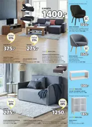 Gazetka promocyjna Jysk - Inspiracje i świetne oferty - Gazetka - ważna od 23.03 do 23.03.2021 - strona 6 - produkty: Ser, Szezlong, Stolik, Regał, Stolik kawowy, Aksam, Siedzisko, Fotel, Kanapa