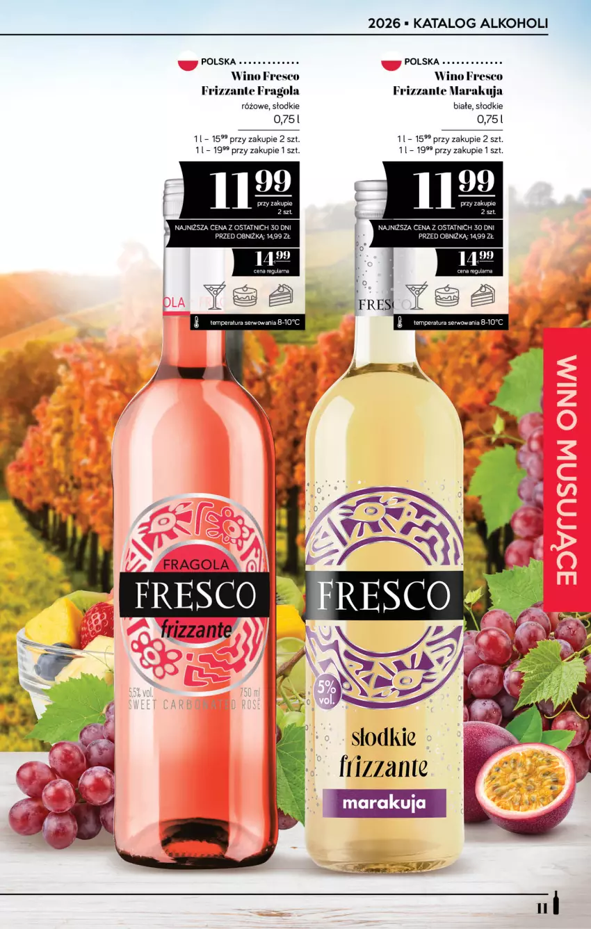 Gazetka promocyjna PoloMarket - Katalog alkoholi 18/2026 - ważna 24.09 do 07.10.2026 - strona 11 - produkty: Fresco, Wino