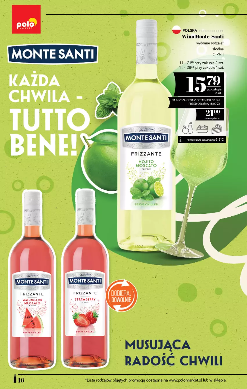 Gazetka promocyjna PoloMarket - Katalog alkoholi 18/2026 - ważna 24.09 do 07.10.2026 - strona 16 - produkty: Melon, Monte, Monte Santi, Mus, Ser, Wino