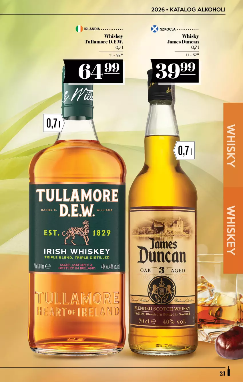 Gazetka promocyjna PoloMarket - Katalog alkoholi 18/2026 - ważna 24.09 do 07.10.2026 - strona 21 - produkty: Koc, Whiskey, Whisky, Woal
