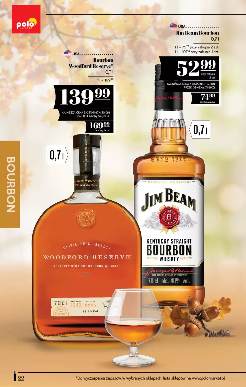 Gazetka promocyjna PoloMarket - Katalog alkoholi 18/2026 - ważna 24.09 do 07.10.2026 - strona 22 - produkty: Bourbon, EPEE, Jim Beam, Ser, Whiskey