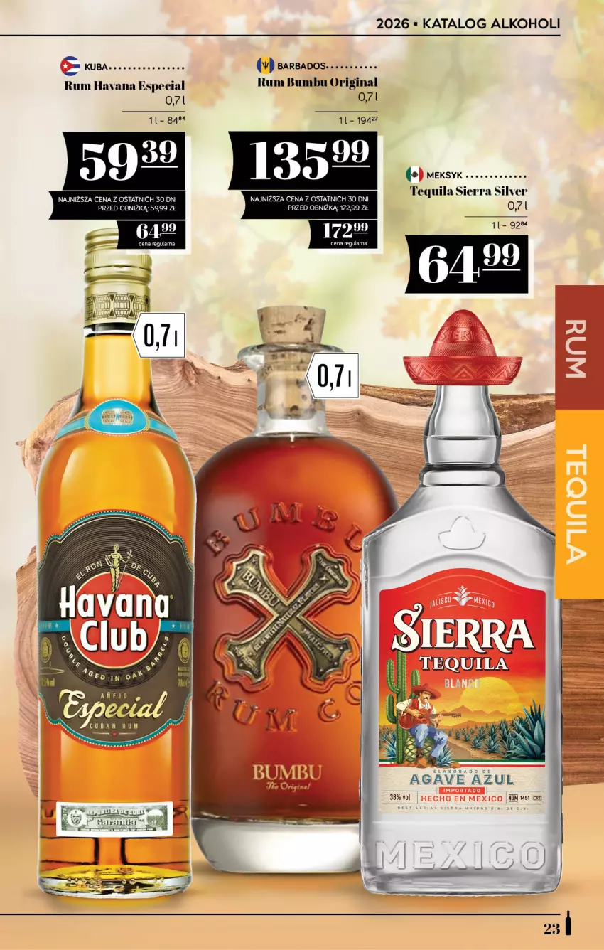 Gazetka promocyjna PoloMarket - Katalog alkoholi 18/2026 - ważna 24.09 do 07.10.2026 - strona 23 - produkty: Gin, Rum, Tequila