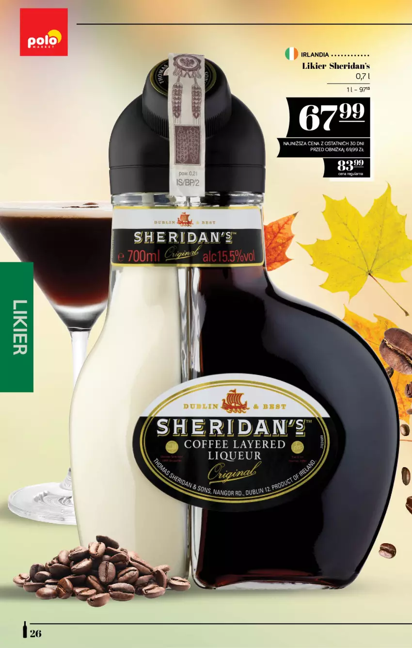Gazetka promocyjna PoloMarket - Katalog alkoholi 18/2026 - ważna 24.09 do 07.10.2026 - strona 26 - produkty: Likier, Sheridan's