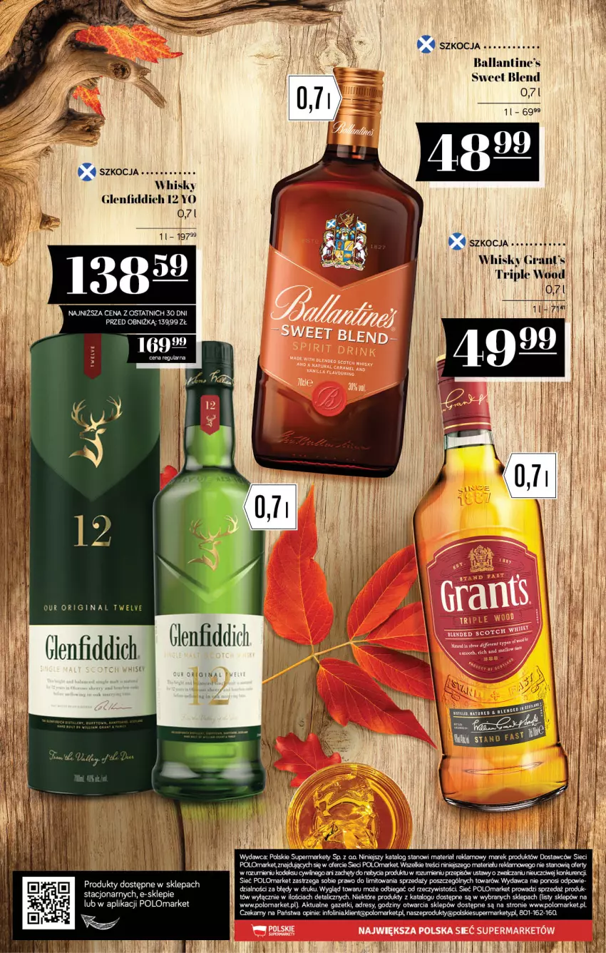 Gazetka promocyjna PoloMarket - Katalog alkoholi 18/2026 - ważna 24.09 do 07.10.2026 - strona 30 - produkty: Ballantine's, Dres, Gin, Gosh, Koc, Whisky