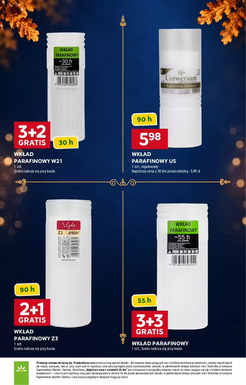 Gazetka promocyjna Stokrotka - Katalog Znicze - ważna 01.10 do 04.11.2026 - strona 10 - produkty: Gra, Mięso, Optima, Owoce, Warzywa