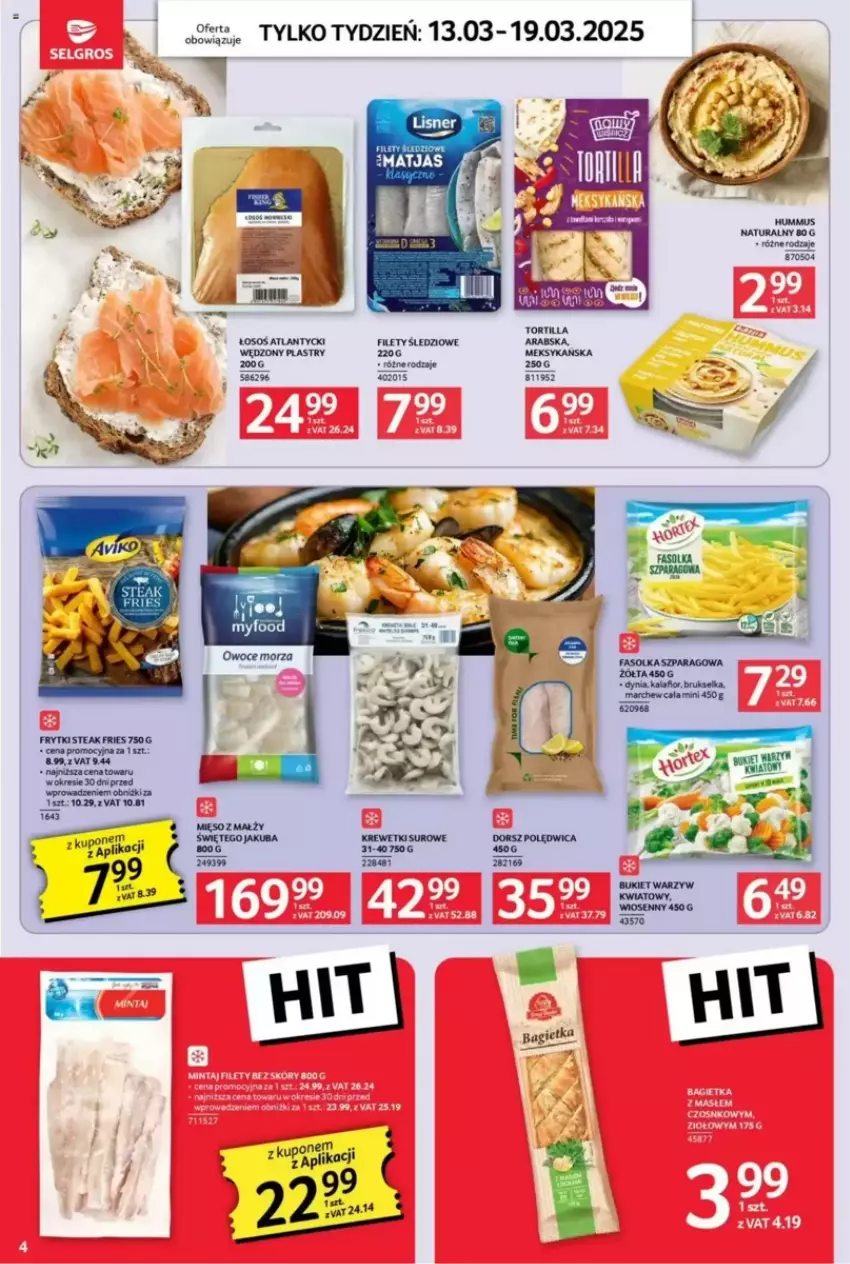 Gazetka promocyjna Selgros - ważna 13.03 do 19.03.2025 - strona 6 - produkty: Feta, Frytki, Lisner, Tortilla