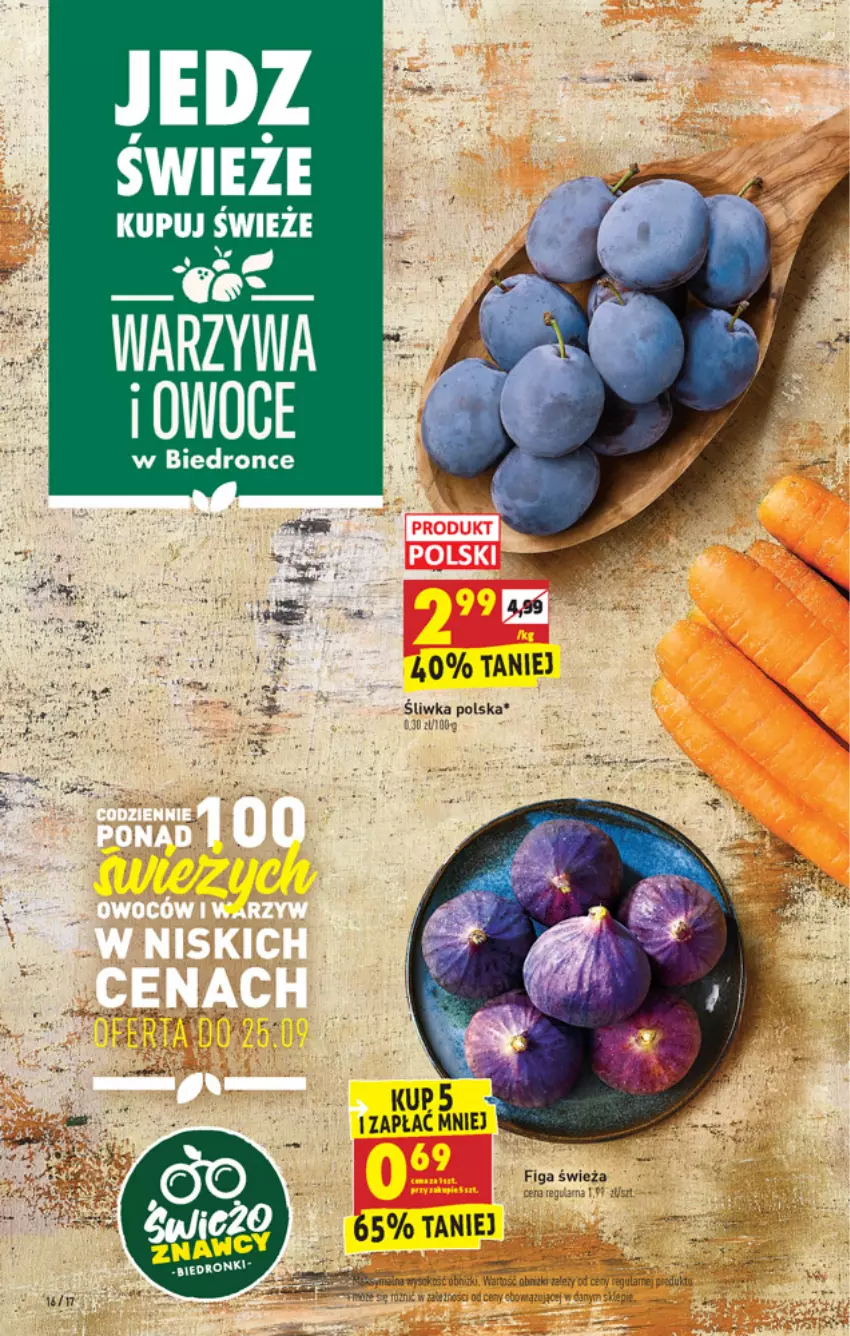 Gazetka promocyjna Biedronka - W tym tygodniu - ważna 23.09 do 29.09.2021 - strona 16 - produkty: Owoce, Wibo