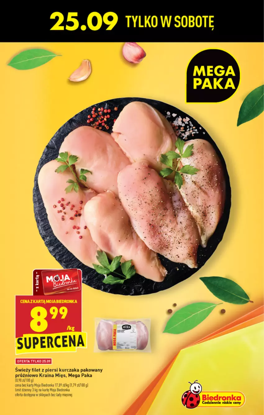 Gazetka promocyjna Biedronka - W tym tygodniu - ważna 23.09 do 29.09.2021 - strona 3 - produkty: Fa, Filet z piersi kurczaka, Kurczak