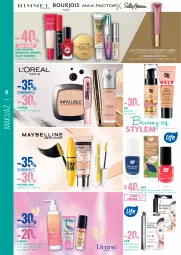 Gazetka promocyjna Super Pharm - Gazetka - Gazetka - ważna od 08.06 do 08.06.2022 - strona 8 - produkty: Makijaż, Sally Hansen, Bell, Maybelline, L’Oréal, Max Factor, Bourjois, Lirene, Fa