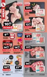 Gazetka promocyjna Netto - Od Poniedziałku - Gazetka - ważna od 02.05 do 02.05.2026 - strona 14 - produkty: Kurczak, Mięso mielone, Sok, Sokołów, Tatar wołowy, Karkówka wieprzowa, Burger, Sushi, Morliny, Krewetki, Mięso na gulasz, Grill, Mięso