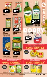 Gazetka promocyjna Netto - Od Poniedziałku - Gazetka - ważna od 02.05 do 02.05.2026 - strona 21 - produkty: Lubella, Makaron, Krakus, Ser, Ryż, Korniszony, Oliwki, Zupa, Bell, Bonduelle, Pasztet, Ananas, Szynka konserwowa, Szynka, Podlaski, Spaghetti, Brzoskwinie, Oliwa z oliwek, Monini, Bella, Gala, Pomidory, Groszek, Kukurydza, Oliwa