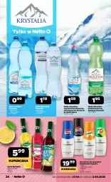 Gazetka promocyjna Netto - Od Poniedziałku - Gazetka - ważna od 02.05 do 02.05.2026 - strona 24 - produkty: Sok, Por, Mus, Mirinda, LANA, Pepsi, Sport, Syrop, Szyna, Woda mineralna, Woda, Herbapol