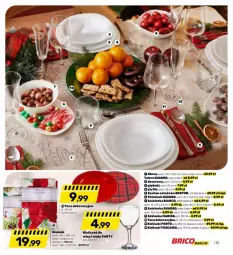 Gazetka promocyjna Bricomarche - Gazetka - ważna od 24.11 do 24.11.2023 - strona 7 - produkty: Salaterka, Taca, Bieżnik, Szklanka, Kieliszek, Obrus