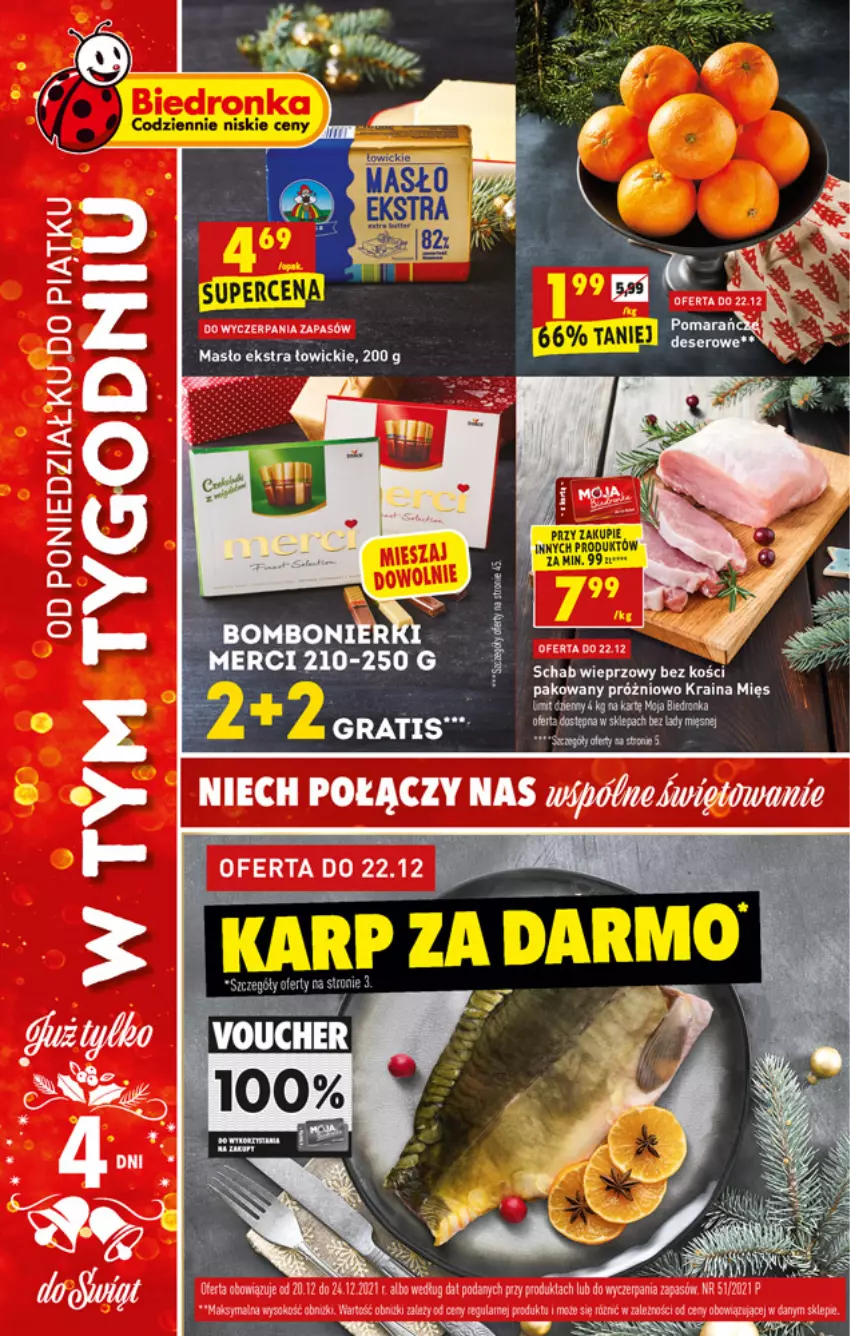 Gazetka promocyjna Biedronka - W tym tygodniu - ważna 20.12 do 24.12.2021 - strona 1 - produkty: AEG, Gra, Masło, Schab wieprzowy