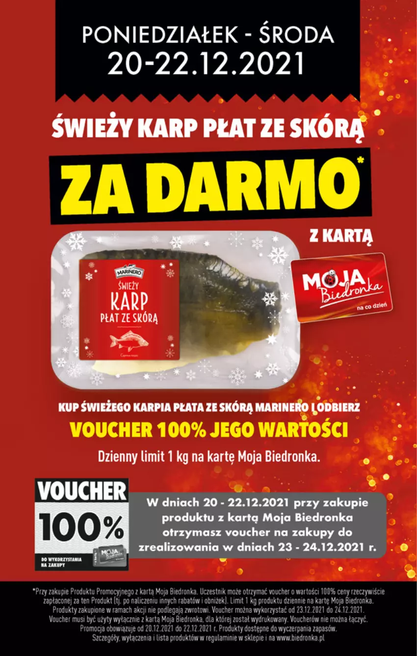 Gazetka promocyjna Biedronka - W tym tygodniu - ważna 20.12 do 24.12.2021 - strona 3 - produkty: Karp, Mus, Rama