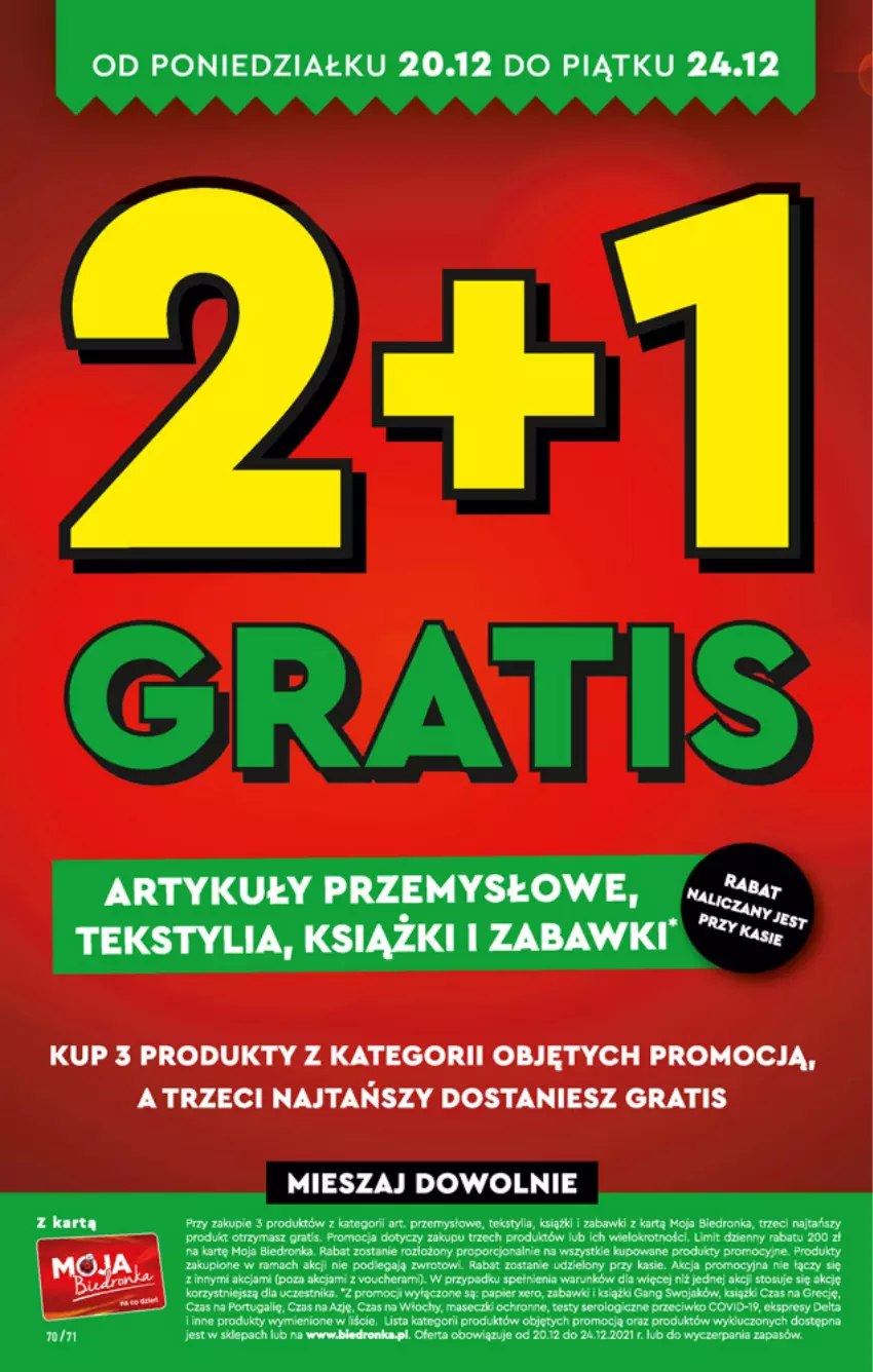 Gazetka promocyjna Biedronka - W tym tygodniu - ważna 20.12 do 24.12.2021 - strona 70 - produkty: Gra, Papier, Por, Rama, Ser