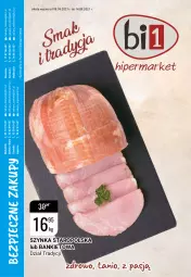 Gazetka promocyjna Bi1 - Smak i tradycja - Gazetka - ważna od 14.09 do 14.09.2021 - strona 1 - produkty: Piec, Szynka