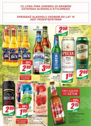 Gazetka promocyjna Dino - Gazetka - Gazetka - ważna od 05.07 do 05.07.2022 - strona 17 - produkty: Piwo, Koc, Fortuna, Carlsberg, Okocim, Captain Jack