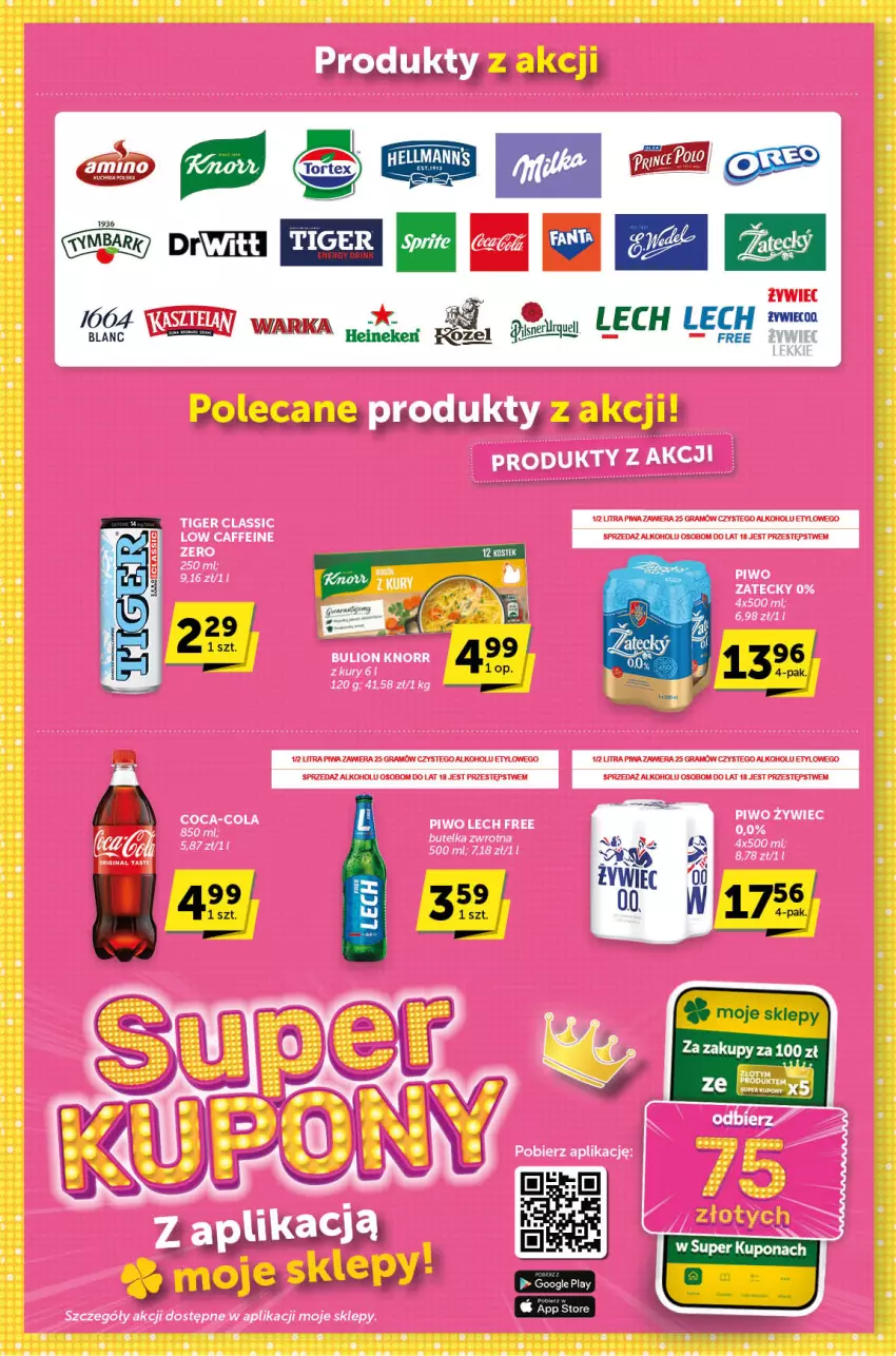 Gazetka promocyjna ABC - ważna 31.10 do 12.11.2024 - strona 5 - produkty: Bulion, Coca-Cola, Fa, Gra, Knorr, Lion, Piwa, Piwo, Tiger