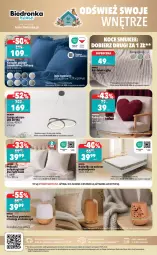 Gazetka promocyjna Biedronka - Home - Gazetka - ważna od 02.05 do 02.05.2026 - strona 2 - produkty: Por, Pościel, Materac, Tera, Tran, Wełna, Sport, Nawilżacz powietrza, Komplet pościeli, Lampa, Lampa wisząca, Fa