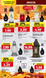 Gazetka promocyjna Lidl - GAZETKA - Gazetka - ważna od 21.10 do 21.10.2023 - strona 42 - produkty: Latarnia, Znicz