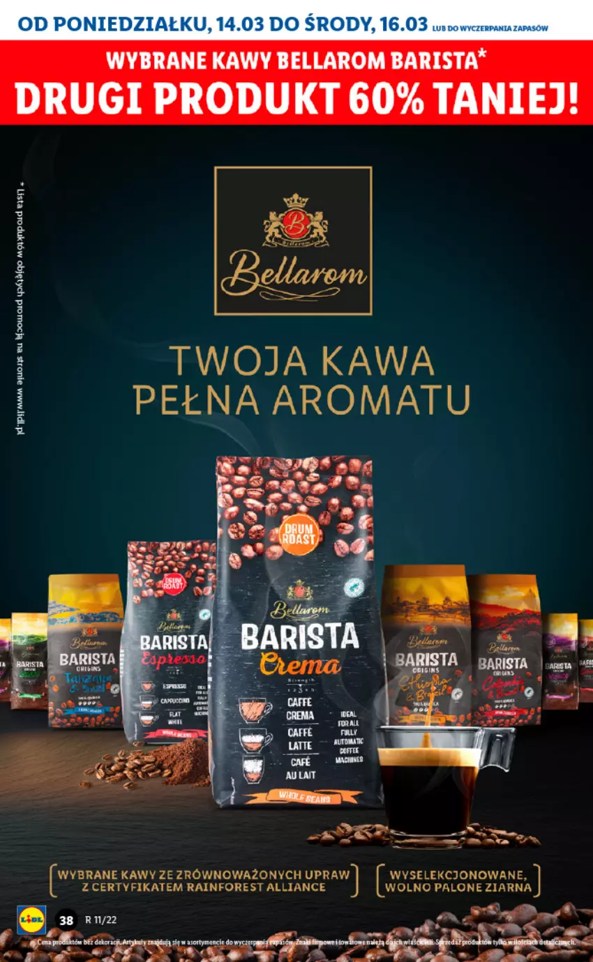 Gazetka promocyjna Lidl - GAZETKA - ważna 14.03 do 16.03.2022 - strona 38 - produkty: Bell, Bella, Kawa