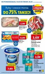 Gazetka promocyjna Lidl - GAZETKA - Gazetka - ważna od 16.03 do 16.03.2022 - strona 21 - produkty: Sos, Ryby i owoce morza, Owoce morza, Krewetki, Owoce, Surimi, Lisner