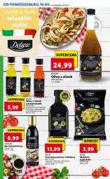 Gazetka promocyjna Lidl - GAZETKA - Gazetka - ważna od 16.03 do 16.03.2022 - strona 34 - produkty: Makaron, Sos, Gin, Ocet balsamiczny, Tagliatelle, Oliwa z oliwek, Ocet