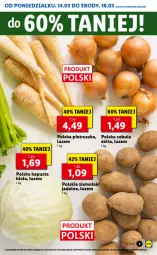 Gazetka promocyjna Lidl - GAZETKA - Gazetka - ważna od 16.03 do 16.03.2022 - strona 7 - produkty: Cebula, Pietruszka, Ziemniaki