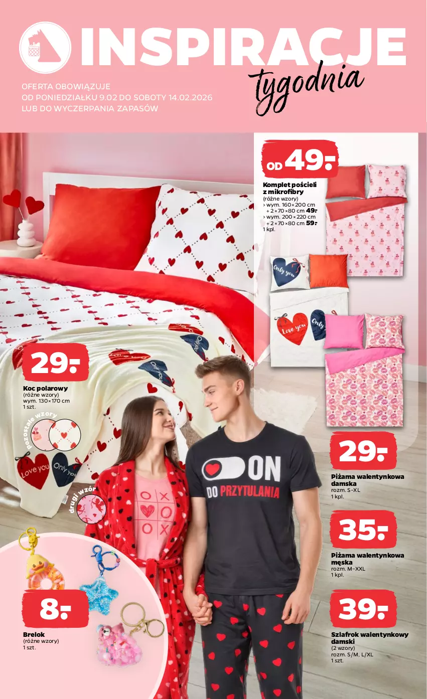 Gazetka promocyjna Netto - Od Poniedziałku - ważna 09.02 do 14.02.2026 - strona 2 - produkty: Koc, Komplet pościeli, Piżama, Pościel, Szlafrok