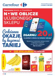 Gazetka promocyjna Carrefour - Gazetka Codzienne okazje, by kupować taniej - Gazetka - ważna od 04.09 do 04.09.2021 - strona 1 - produkty: Banany, Kujawski, Sati, Kawa mielona, Kawa, Olej