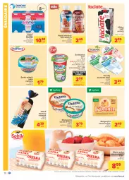 Gazetka promocyjna Carrefour - Gazetka Codzienne okazje, by kupować taniej - Gazetka - ważna od 04.09 do 04.09.2021 - strona 16 - produkty: Serek wiejski, Ser, Danone, Twaróg, Piątnica, Müllermilch, Zott, Jogurt, Kosz, Mlekovita, Actimel, Serek, Margaryna, Chleb tostowy, Müller, Napój mleczny, Delma, Chleb, Kasia, Masło, Napój, Mleko