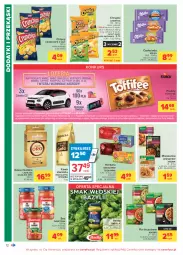 Gazetka promocyjna Carrefour - Gazetka Codzienne okazje, by kupować taniej - Gazetka - ważna od 04.09 do 04.09.2021 - strona 18 - produkty: Dawtona, Cheetos, Sos, Kawa ziarnista, Praliny, Chipsy, Kawa mielona, Kawa, Kosz, Chrupki, Pesto, Czekolada, Toffifee, Teekanne, Crunchips, Lavazza, Barilla, Woseba, Herbata, Milka, Knorr, Herbata owocowa