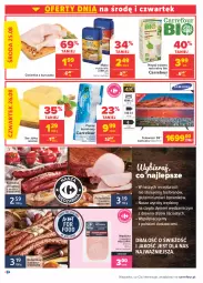 Gazetka promocyjna Carrefour - Gazetka Codzienne okazje, by kupować taniej - Gazetka - ważna od 04.09 do 04.09.2021 - strona 2 - produkty: Kurczak, Polędwica, Lubella, Ser, Papier, Bell, Papier toaletowy, Wędlina, Mąka, Samsung, Bella, Kabanos, Telewizor, Napój, Kiełbasa