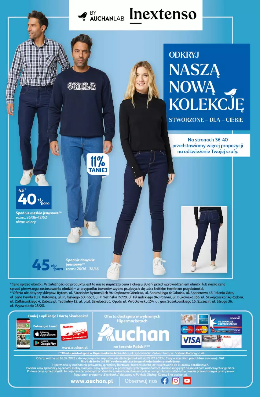 Gazetka promocyjna Auchan - Gazetka Wielkie Porządki w niskich cenach Hipermarket Auchan - ważna 16.02 do 22.02.2023 - strona 40 - produkty: Acer, Cars, O nas, Sos