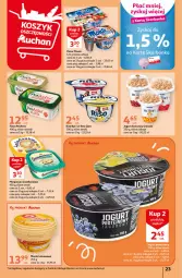 Gazetka promocyjna Auchan - Gazetka Wielkie Porządki w niskich cenach Hipermarket Auchan - Gazetka - ważna od 22.02 do 22.02.2023 - strona 23 - produkty: Masło klarowane, Ryż, Gra, Jogurt, Margaryna, Bakoma, Danio, Flora, Masło, Granola
